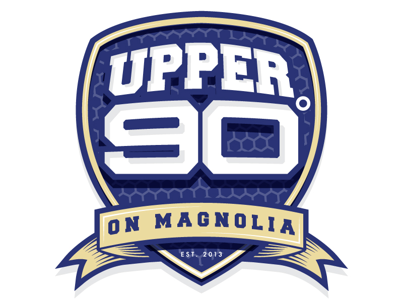 Upper 90 on Magnolia logo design by PRN123