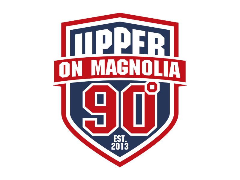 Upper 90 on Magnolia logo design by MarkindDesign