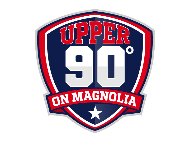 Upper 90 on Magnolia logo design by jaize