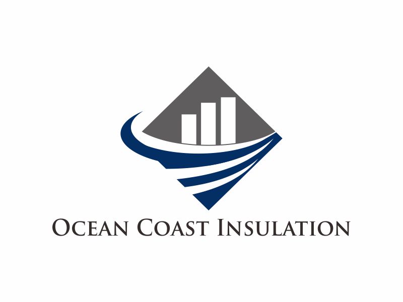 Ocean Coast Insulation logo design by Greenlight