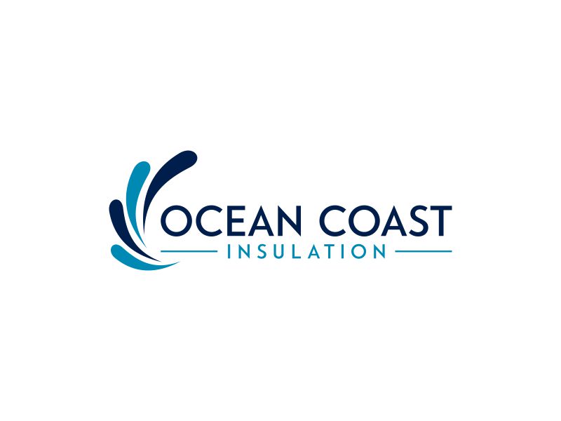 Ocean Coast Insulation logo design by RIANW