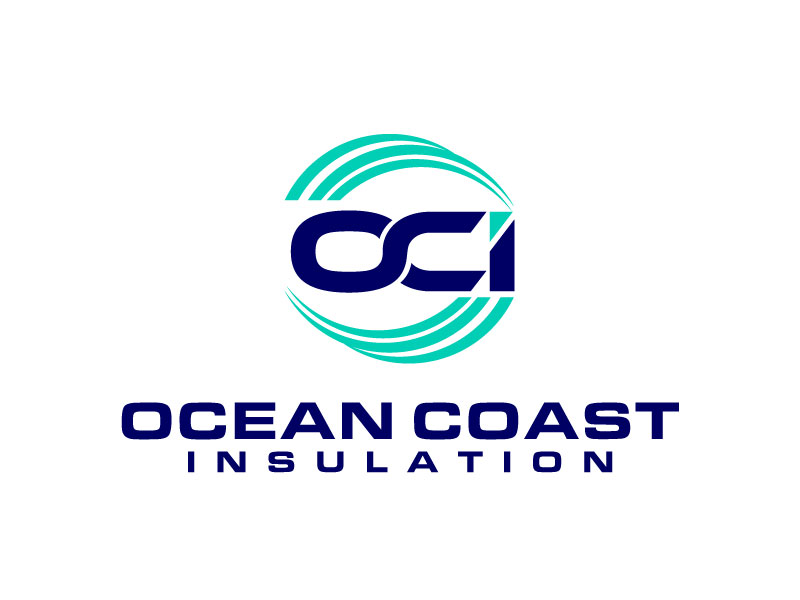 Ocean Coast Insulation logo design by bezalel