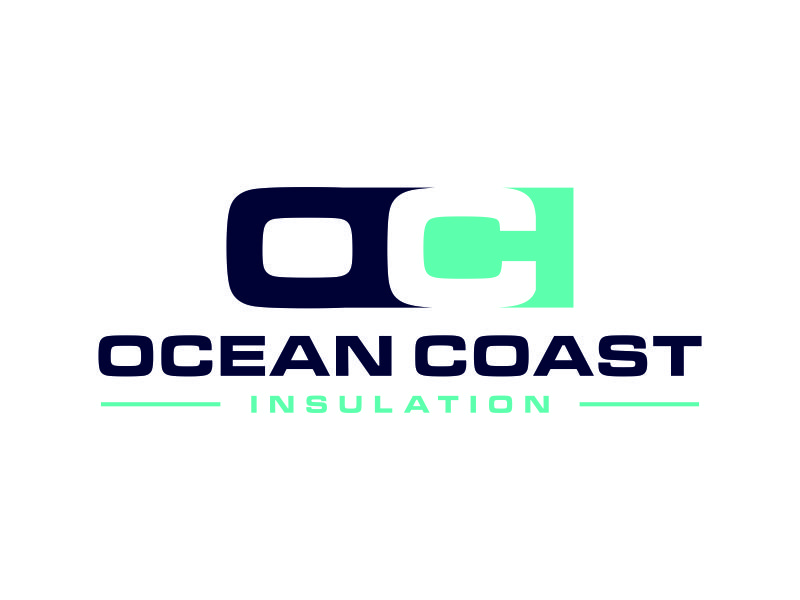 Ocean Coast Insulation logo design by ozenkgraphic