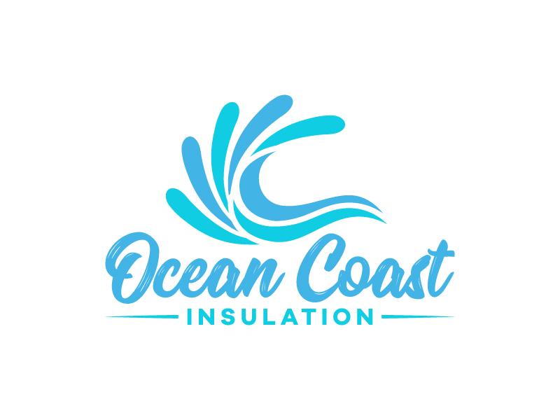 Ocean Coast Insulation logo design by Kirito