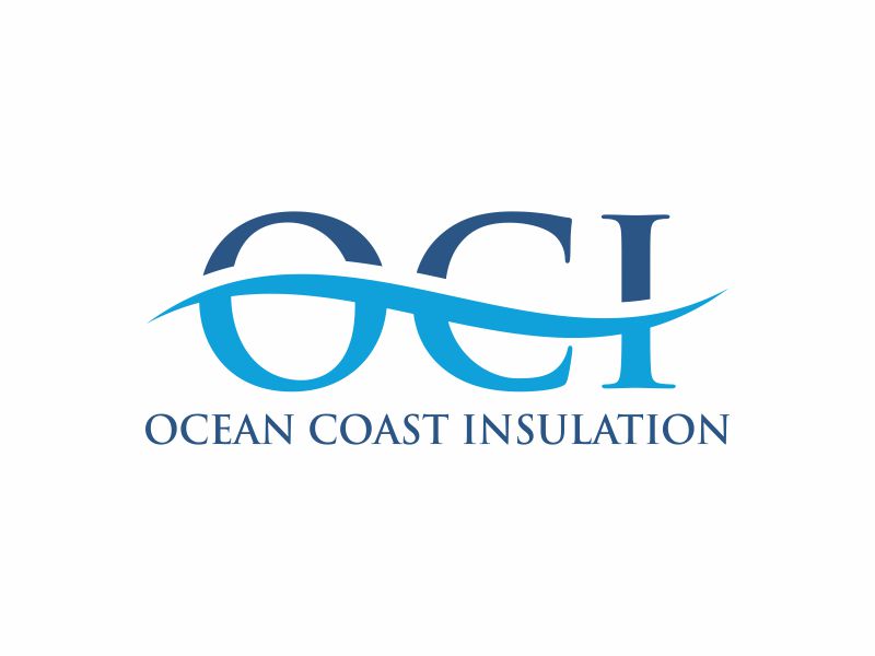 Ocean Coast Insulation logo design by hopee