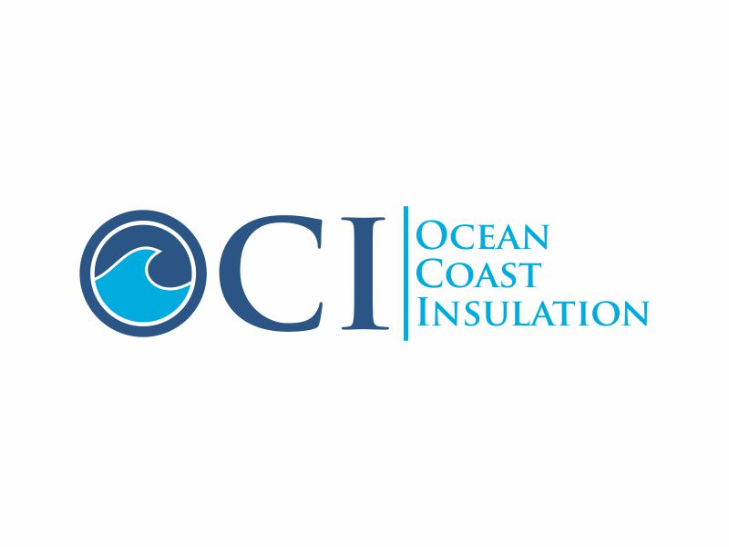 Ocean Coast Insulation logo design by hopee