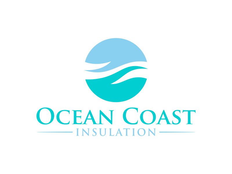 Ocean Coast Insulation logo design by Franky.