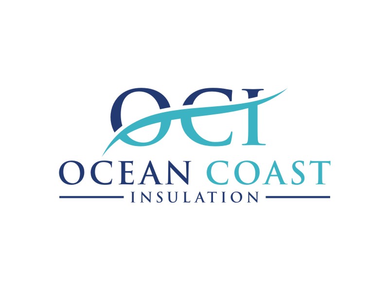Ocean Coast Insulation logo design by Artomoro