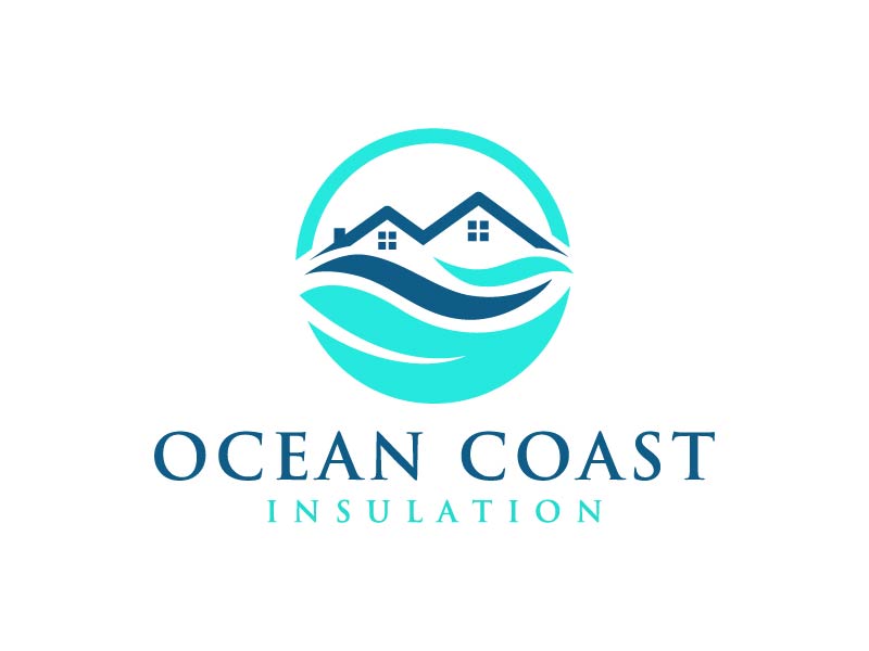 Ocean Coast Insulation logo design by Andri