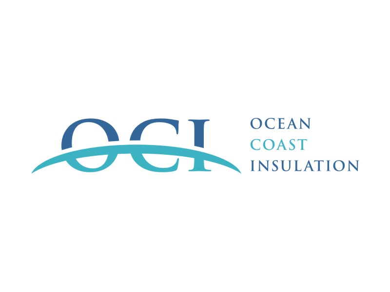 Ocean Coast Insulation logo design by Artomoro