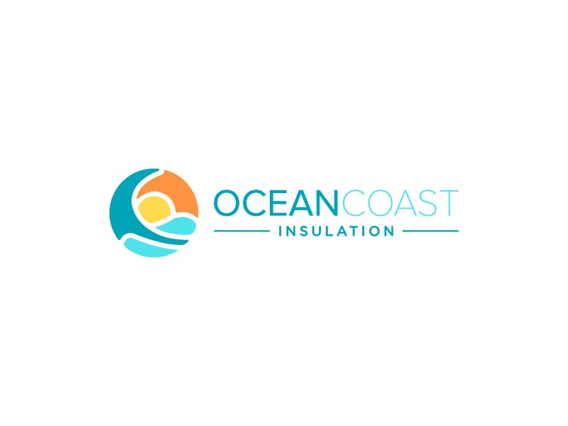 Ocean Coast Insulation logo design by jafar