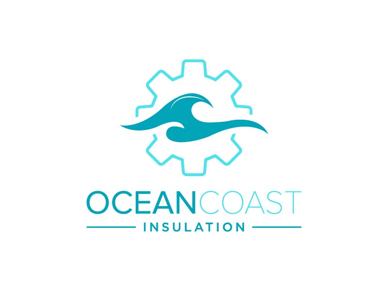 Ocean Coast Insulation logo design by jafar
