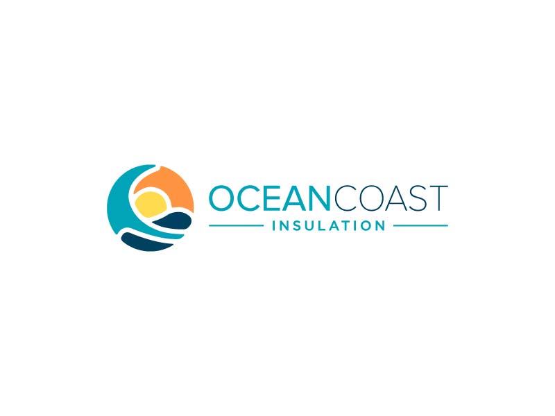 Ocean Coast Insulation logo design by jafar