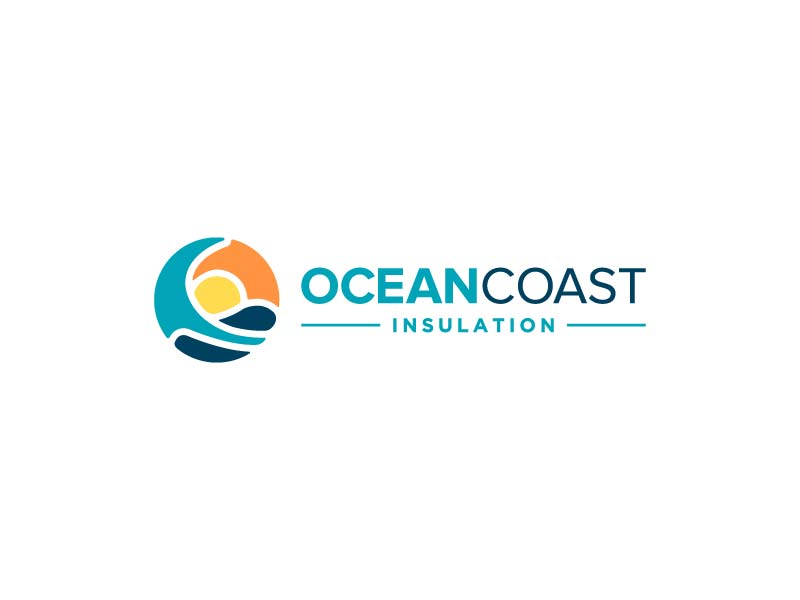 Ocean Coast Insulation logo design by jafar