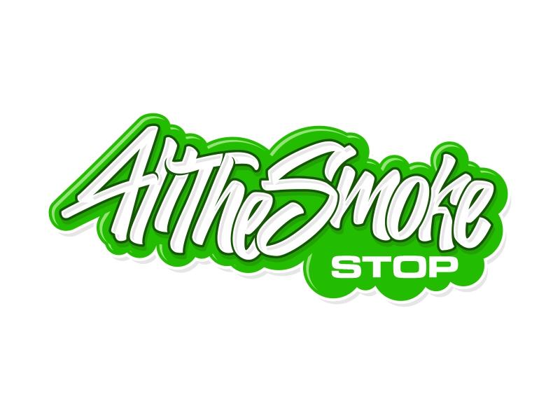 AllTheSmoke Shop logo design by Shabbir