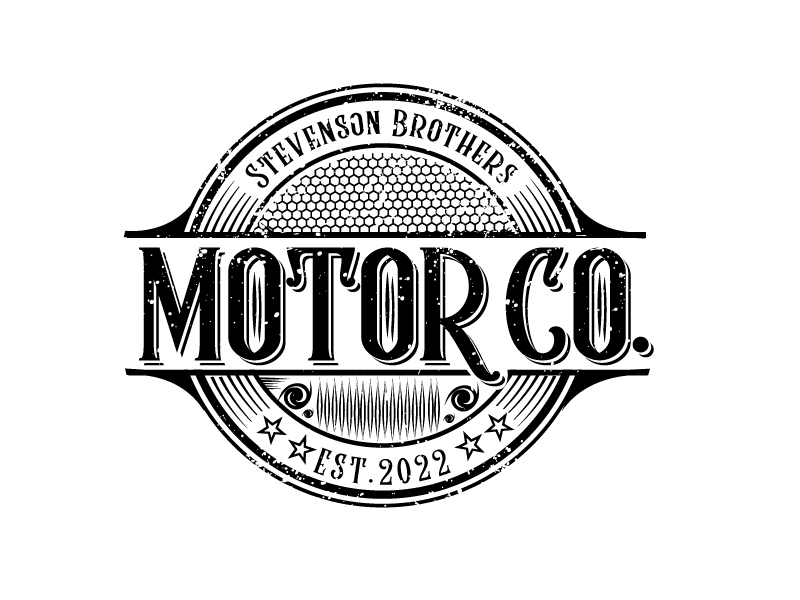 Stevenson Brothers Motor Co. logo design by SDLOGO