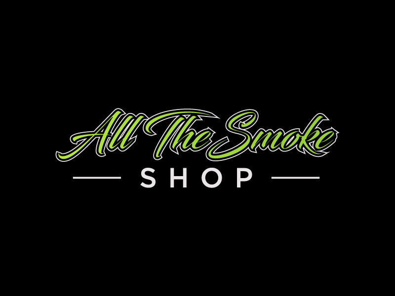 AllTheSmoke Shop logo design by gateout
