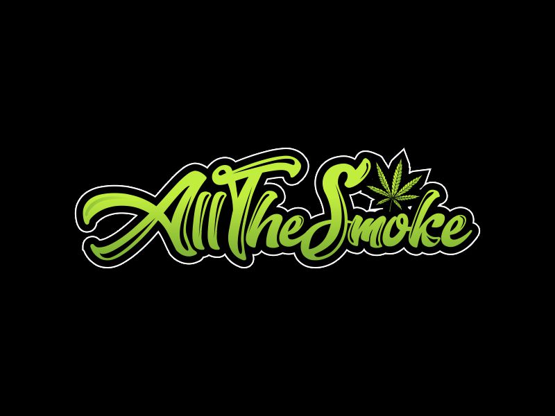 AllTheSmoke Shop logo design by BlessedGraphic