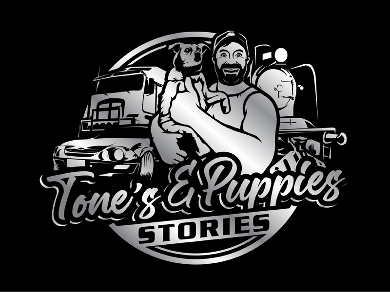 Tone’s & Puppies Stories logo design by MAXR