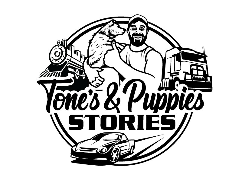 Tone’s & Puppies Stories logo design by Pompi