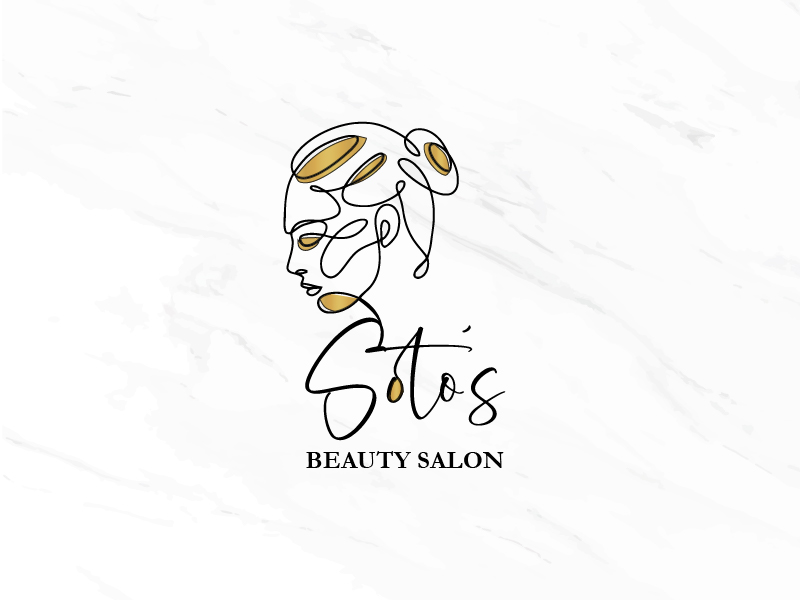 Soto’s Beauty Salon logo design by Luis Urbina
