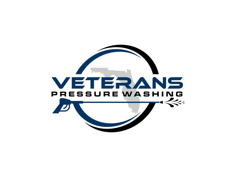 Veterans Pressure Washing logo design by scolessi
