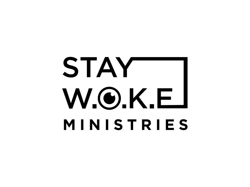 STAY W.O.K.E Ministries logo design by SelaArt