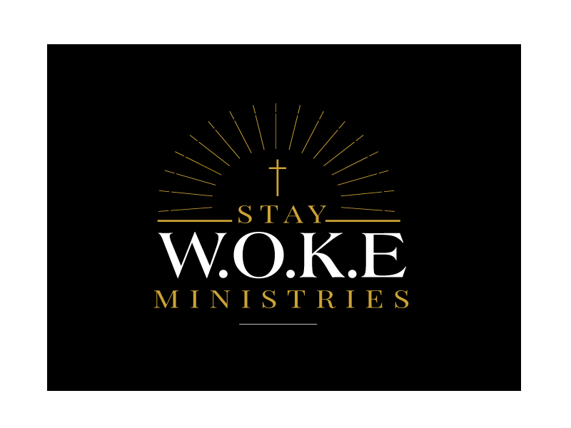 STAY W.O.K.E Ministries logo design by Koushik