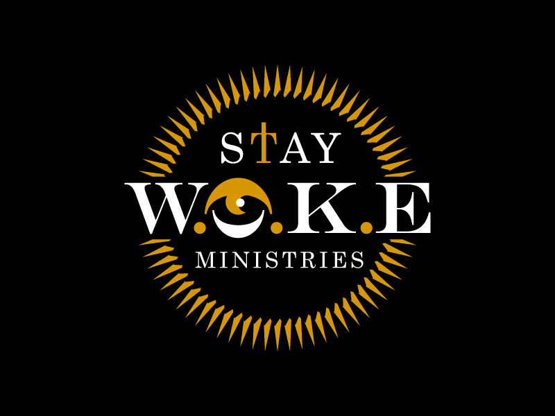 STAY W.O.K.E Ministries logo design by Koushik