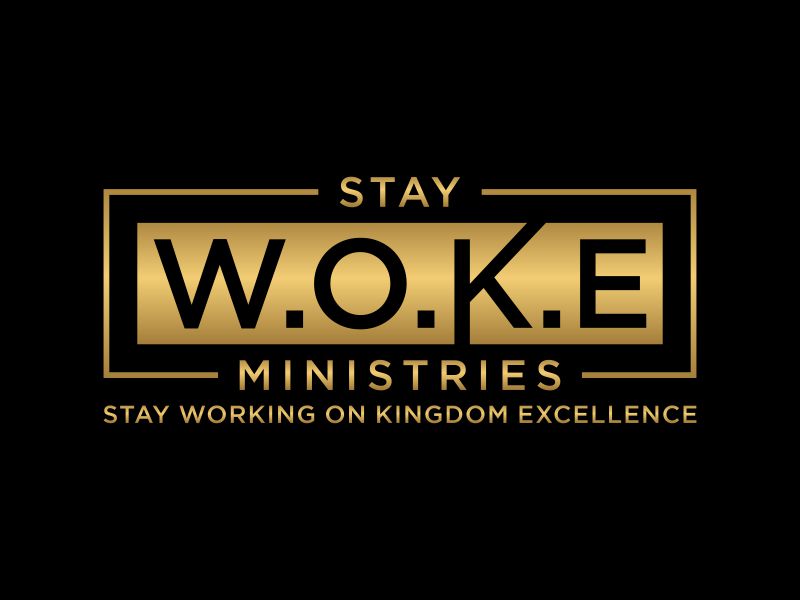 STAY W.O.K.E Ministries logo design by Franky.