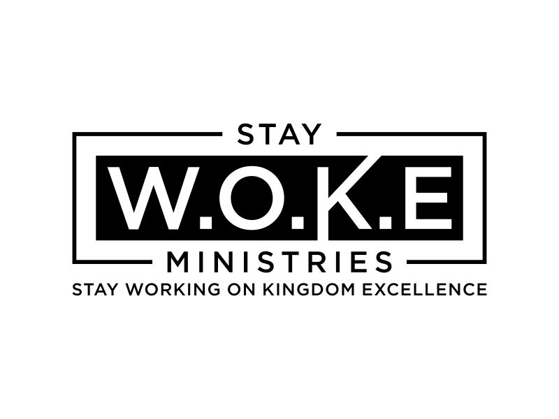 STAY W.O.K.E Ministries logo design by Franky.
