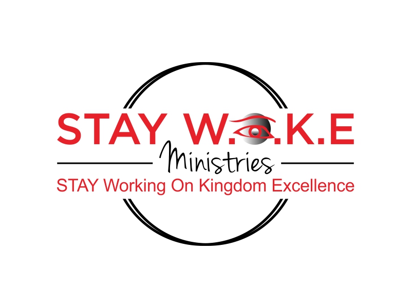 STAY W.O.K.E Ministries logo design by luckyprasetyo