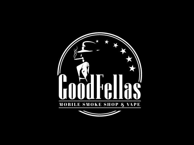 GoodFellas Mobile Smoke Shop & Vape logo design by Webphixo