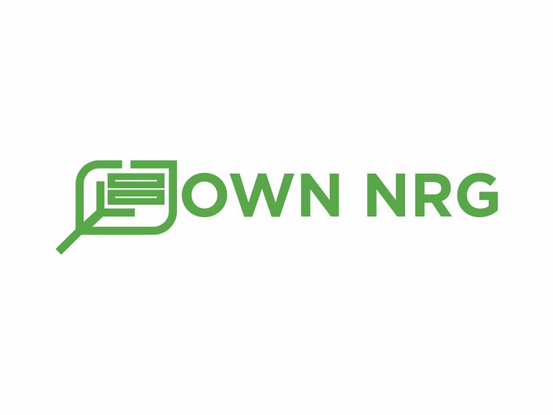 Own NRG logo design by Greenlight