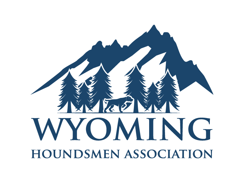 Wyoming Houndsmen Association logo design by Fear