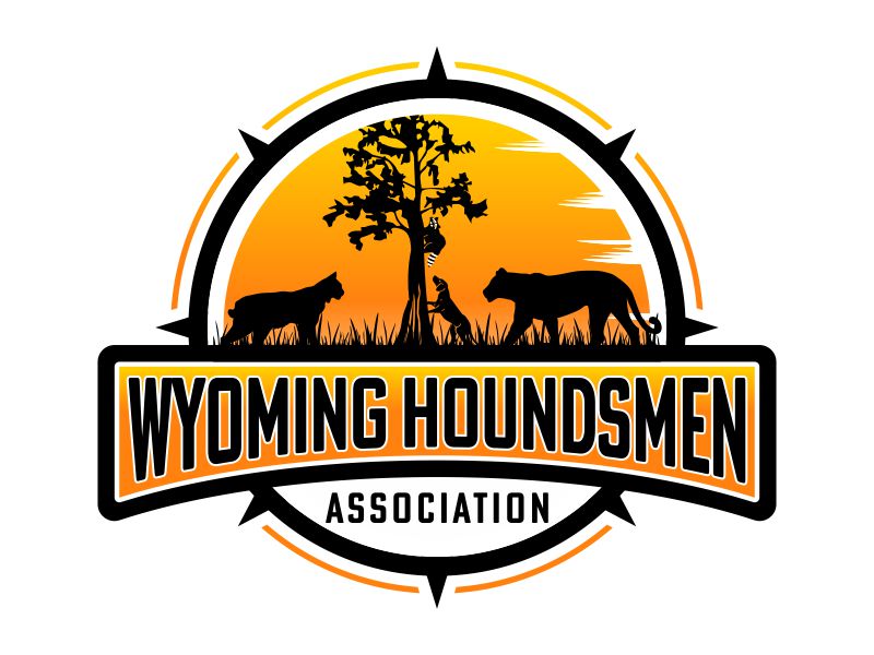 Wyoming Houndsmen Association logo design by done