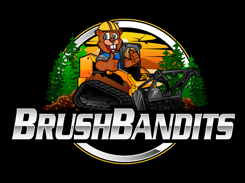 Brush Bandits logo design by daywalker