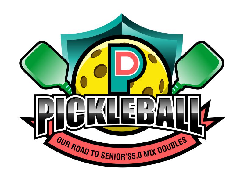 PD Pickleball logo design by GURUARTS