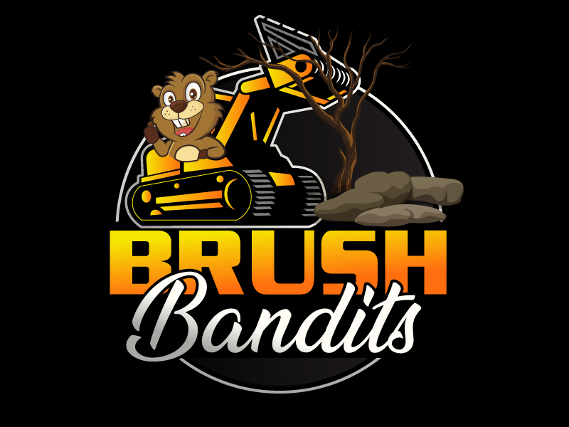 Brush Bandits logo design by grea8design