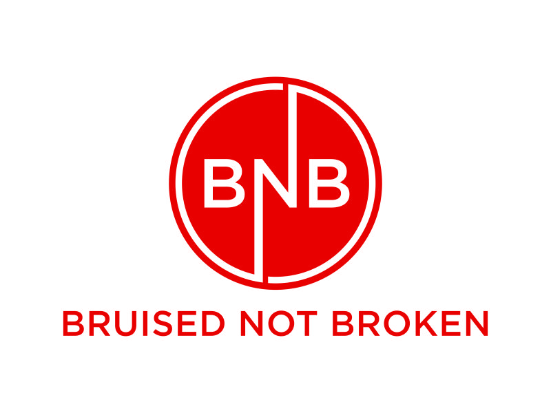 BRUISED NOT BROKEN logo design by ozenkgraphic