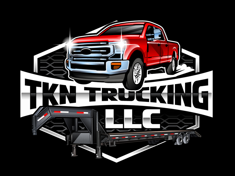 TKN TRUCKING LLC logo design by DreamLogoDesign