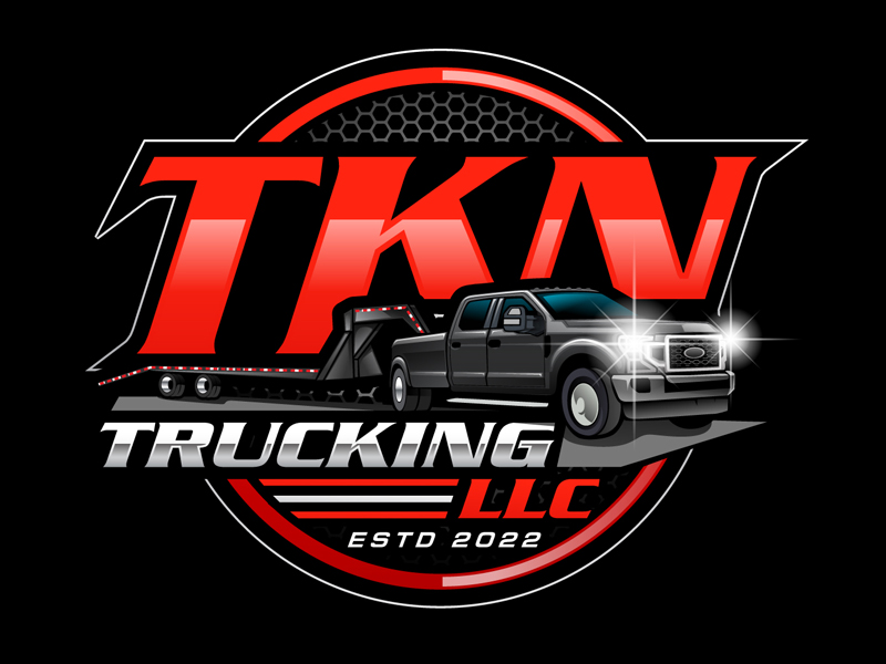 TKN TRUCKING LLC logo design by DreamLogoDesign