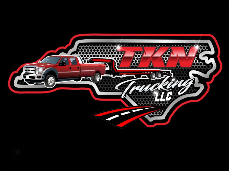 TKN TRUCKING LLC logo design by bosbejo