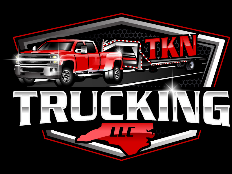 TKN TRUCKING LLC logo design by SDLOGO