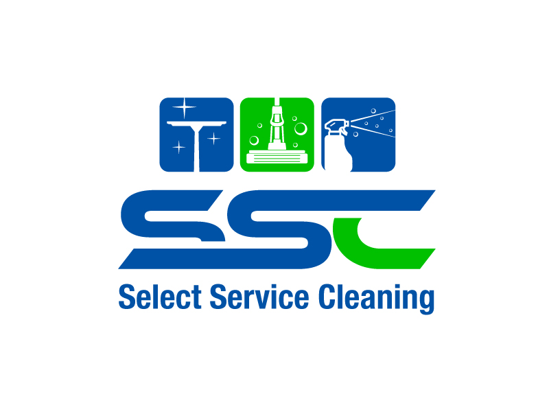 Select Service Cleaning logo design by PRN123