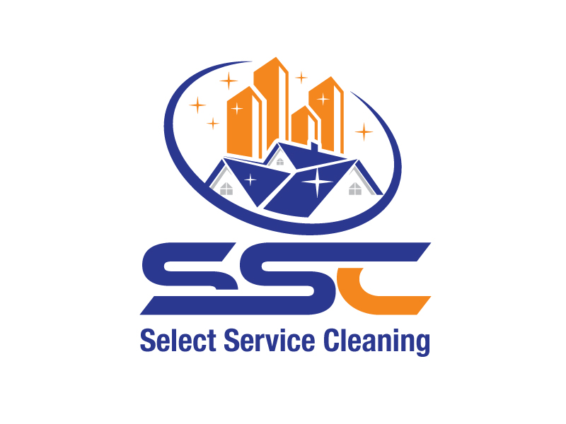 Select Service Cleaning logo design by PRN123