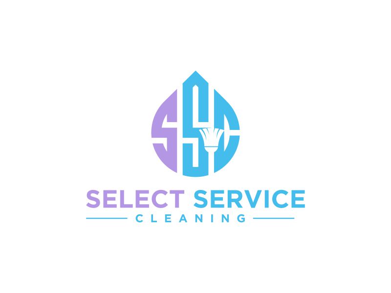 Select Service Cleaning logo design by SelaArt