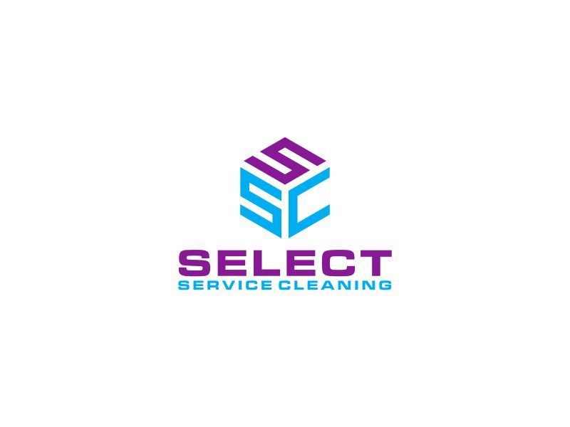 Select Service Cleaning logo design by scolessi