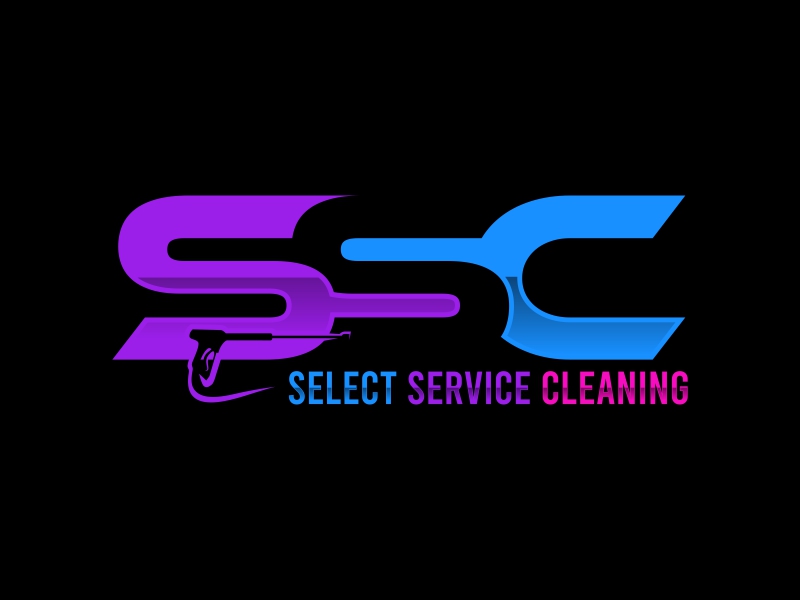 Select Service Cleaning logo design by qqdesigns