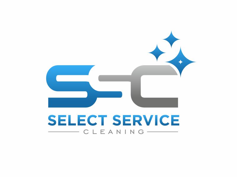 Select Service Cleaning logo design by serprimero